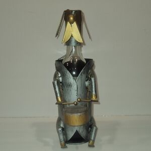Metallic Drummer Wine Bottle Holder